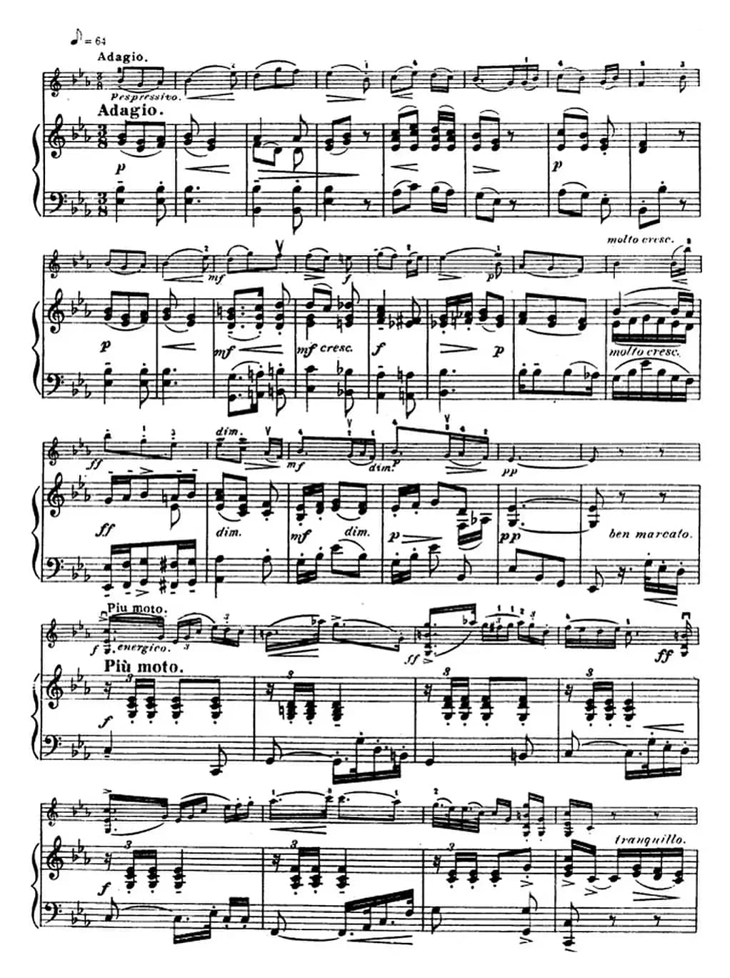 塞茨初级小提琴协奏曲Op.12（g小调学生协奏曲）