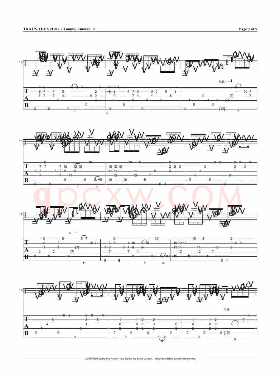 tommy emmanuel：thats the spirit version 2（指弹吉它）