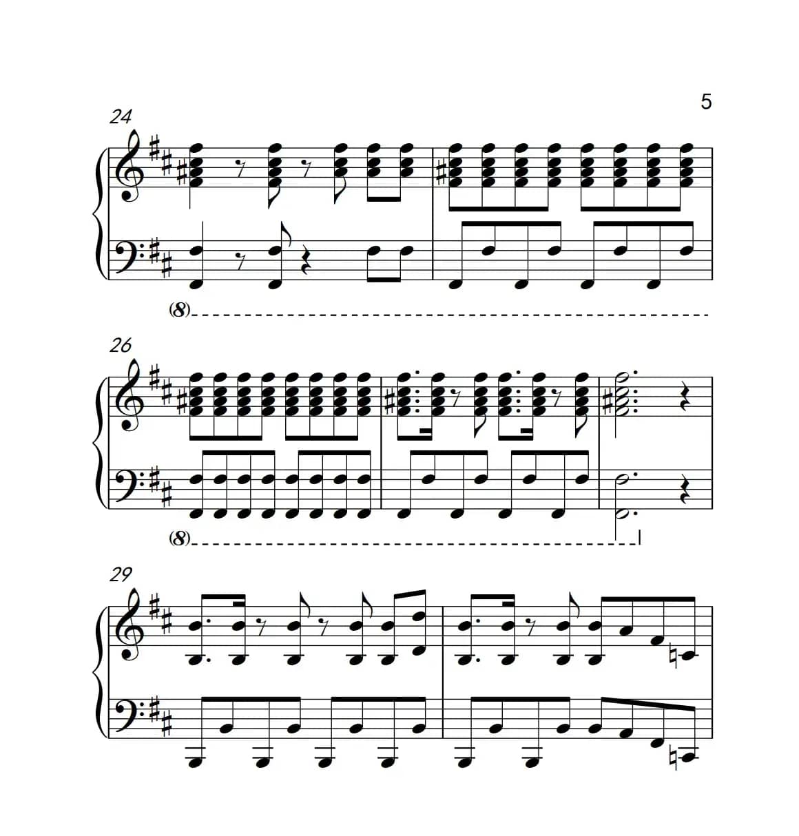 江南style（《弹吧音教》制谱版）