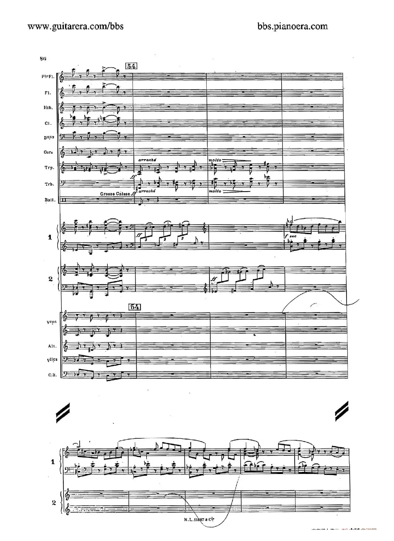 Concerto for 2 Pianos in d Minor（d小调双钢琴协奏曲·总谱）