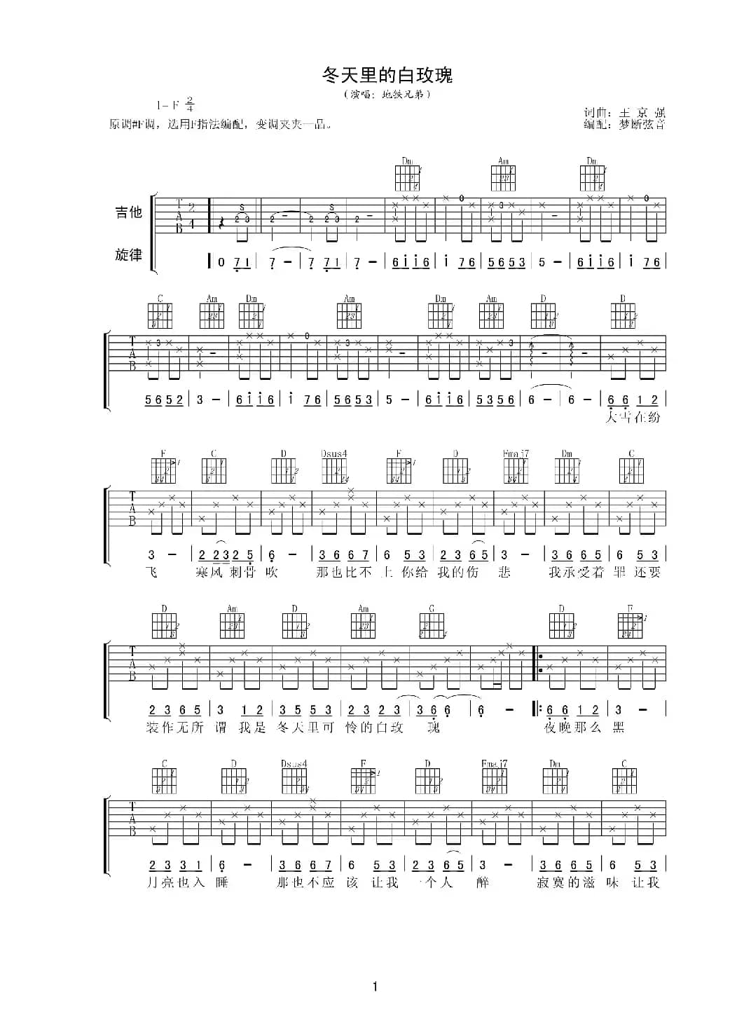 冬天里的白玫瑰