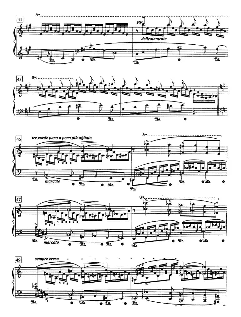 钢琴教程第八级 练习曲（森林的呼啸）