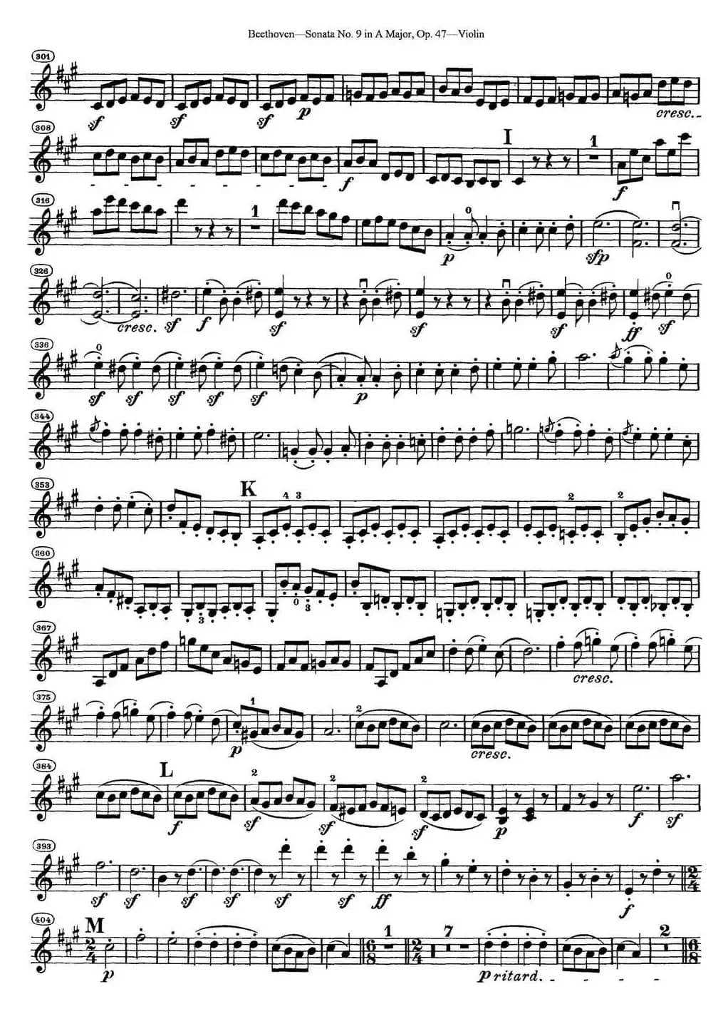 Violin Sonata No.9 in A Major Op.47