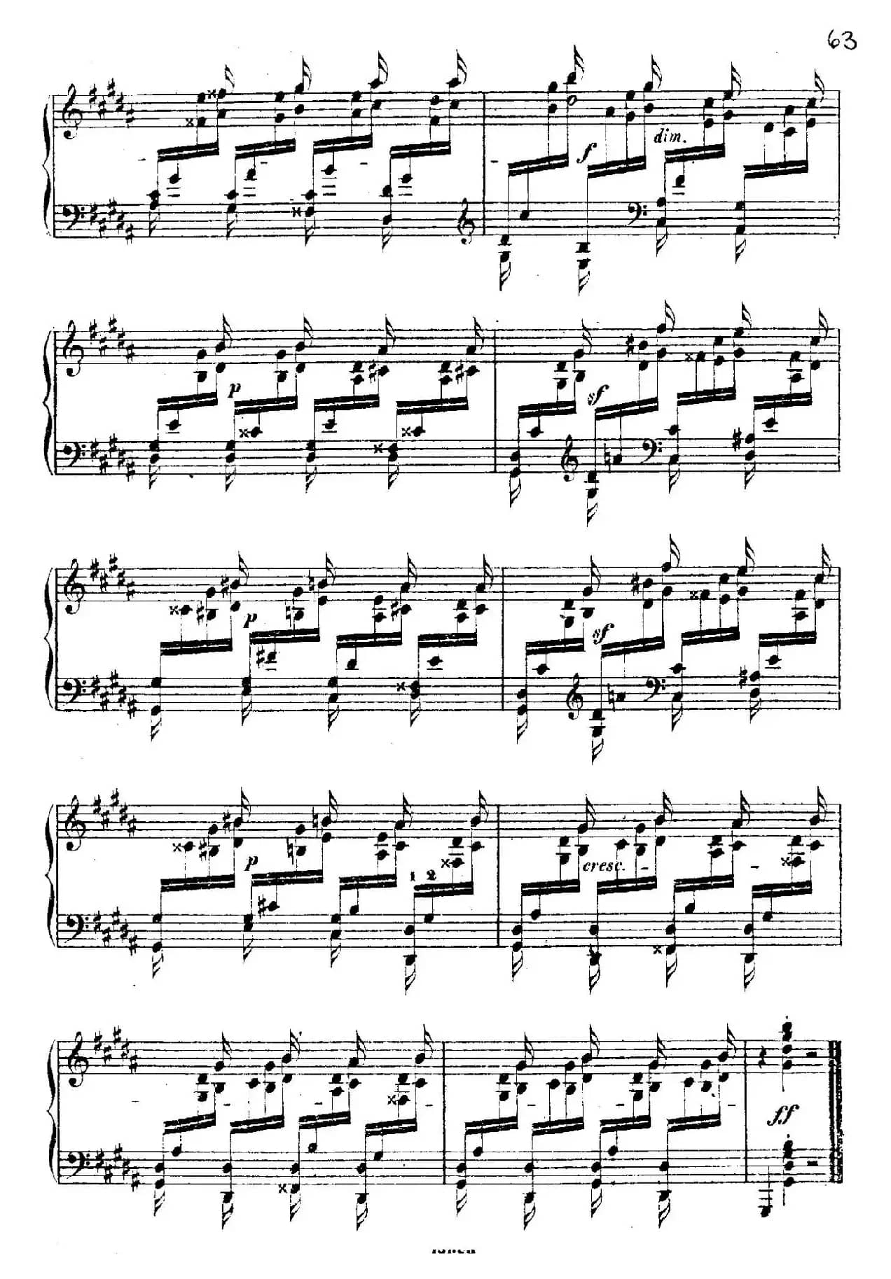 Douze Etudes de Salon Op.5（12首沙龙练习曲·12）