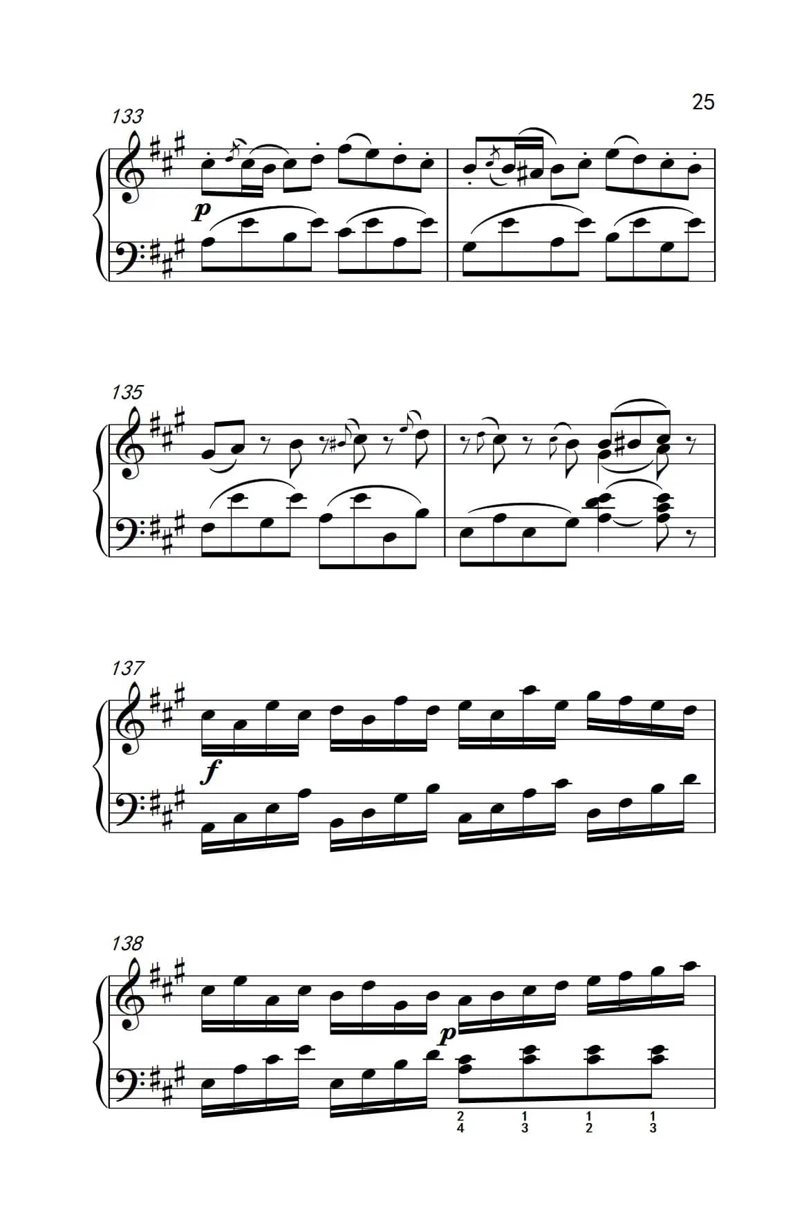 A大调钢琴奏鸣曲 优雅的行板