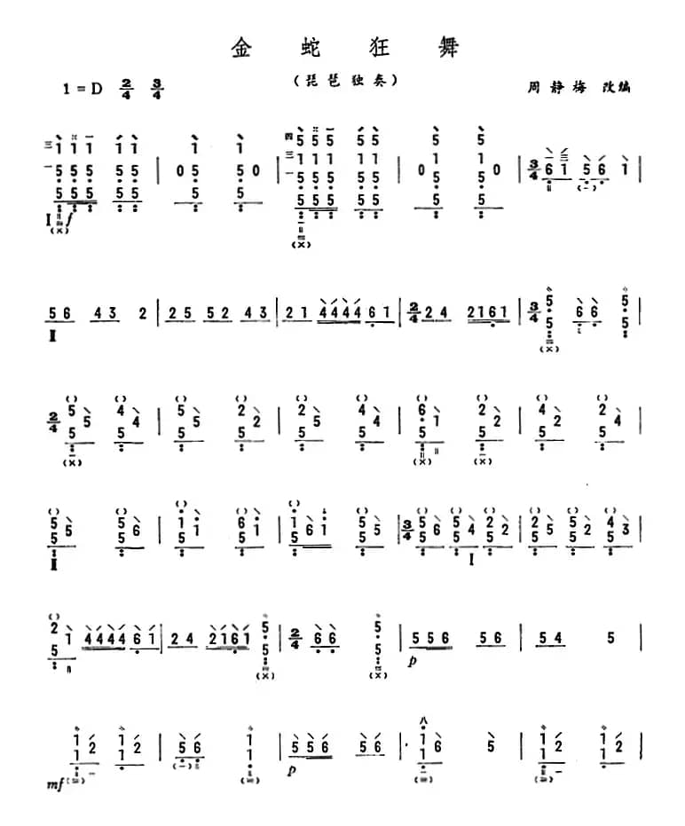 金蛇狂舞（周静梅改编版）