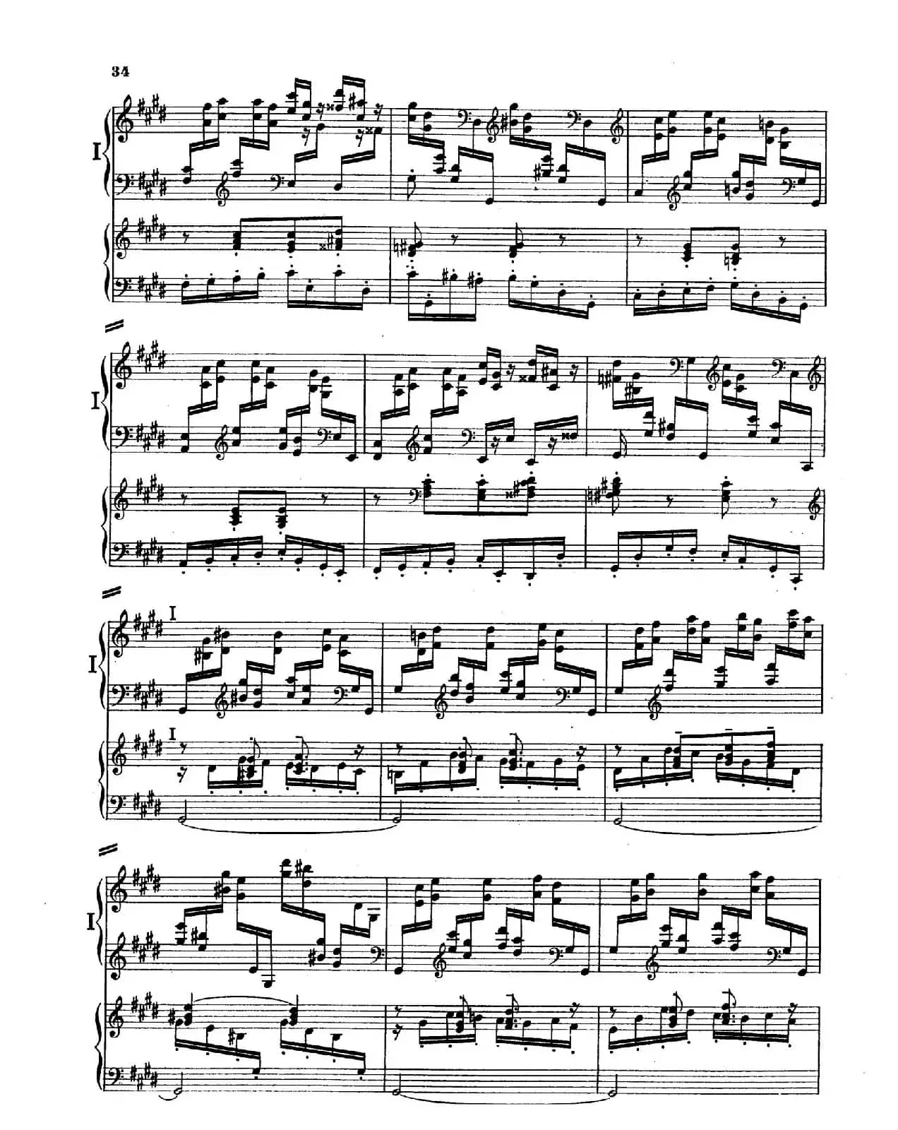 Piano Concerto in E Major Op.59(E大调钢琴协奏曲·双钢琴·第二乐章)