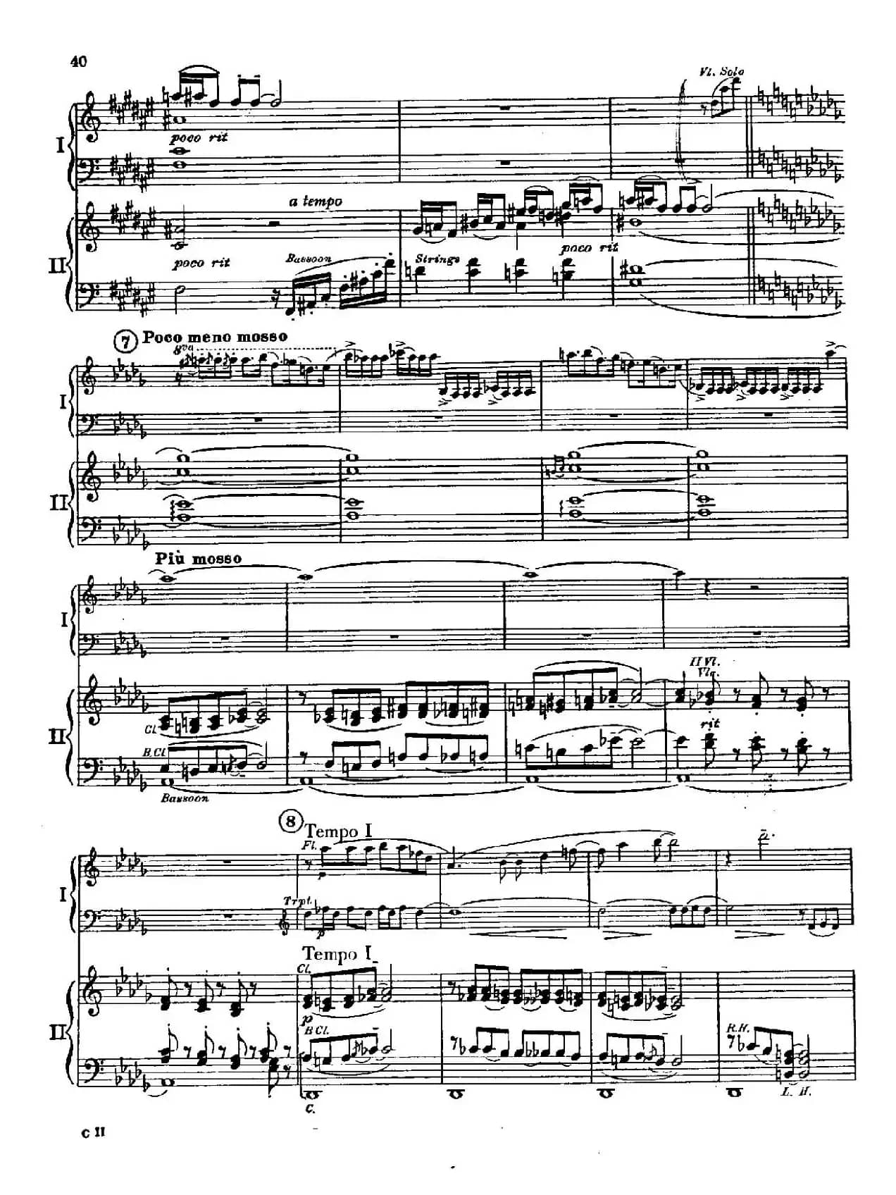 F大调爵士钢琴协奏曲（美版双钢琴原谱 P41—50）