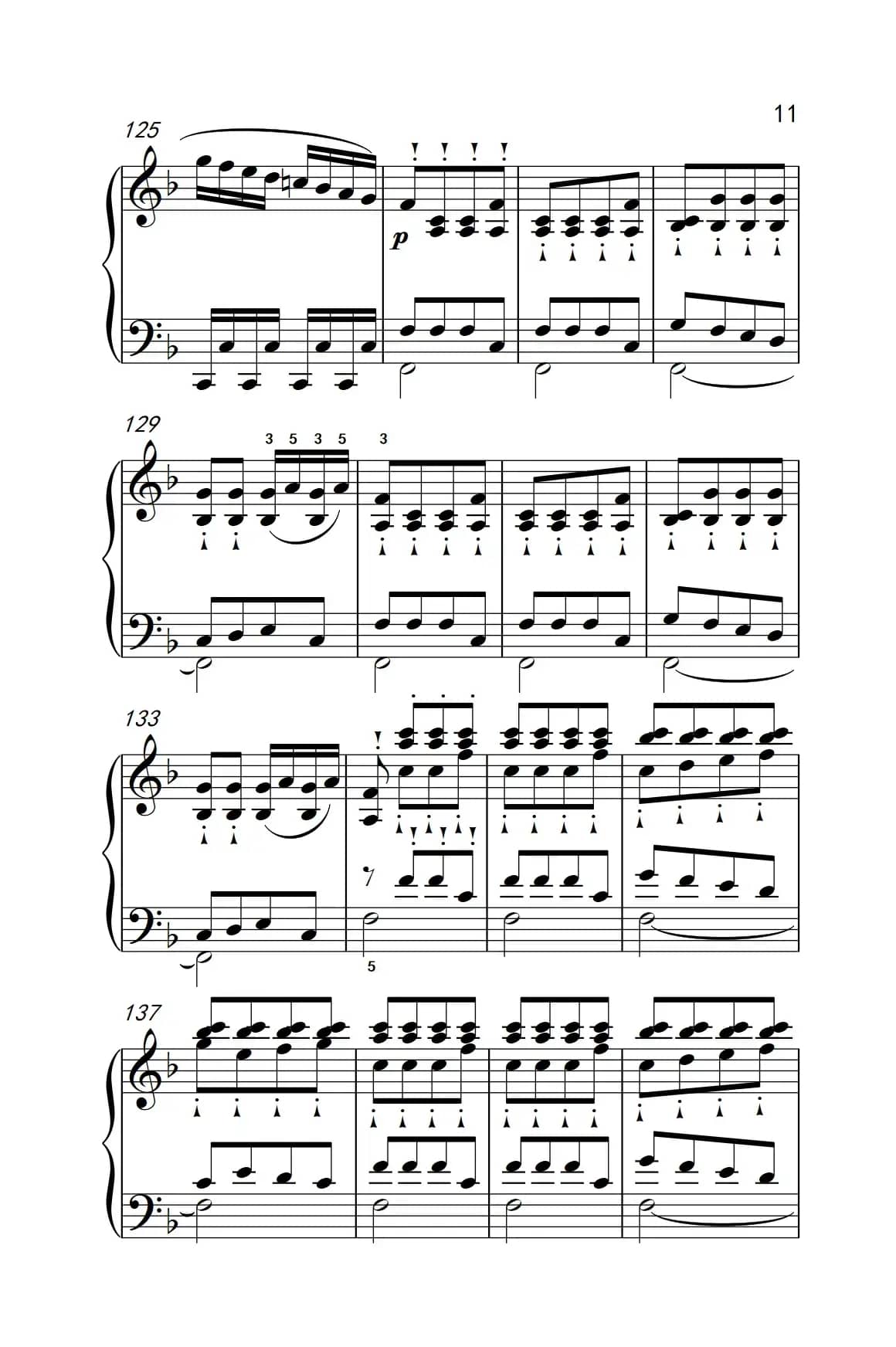 奏鸣曲 Opus 10 Nr.2 第三乐章（贝多芬奏鸣曲集 2）