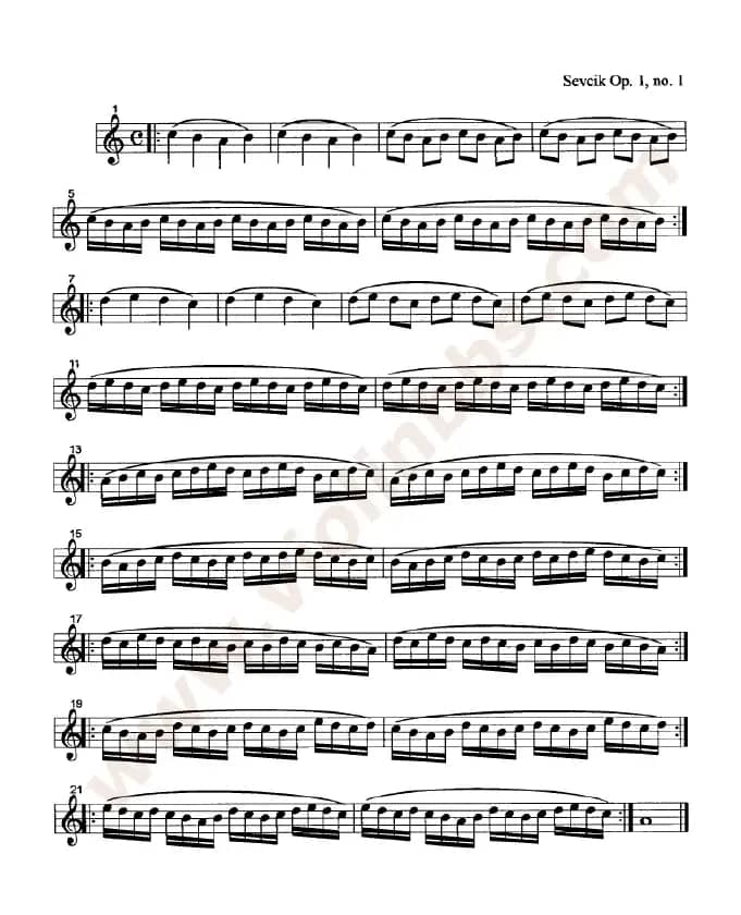 训练左手手指的颗粒性练习曲