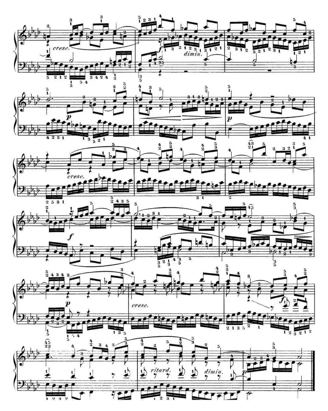 巴赫《平均律钢琴曲集·第一卷》之赋格曲（NO.17）