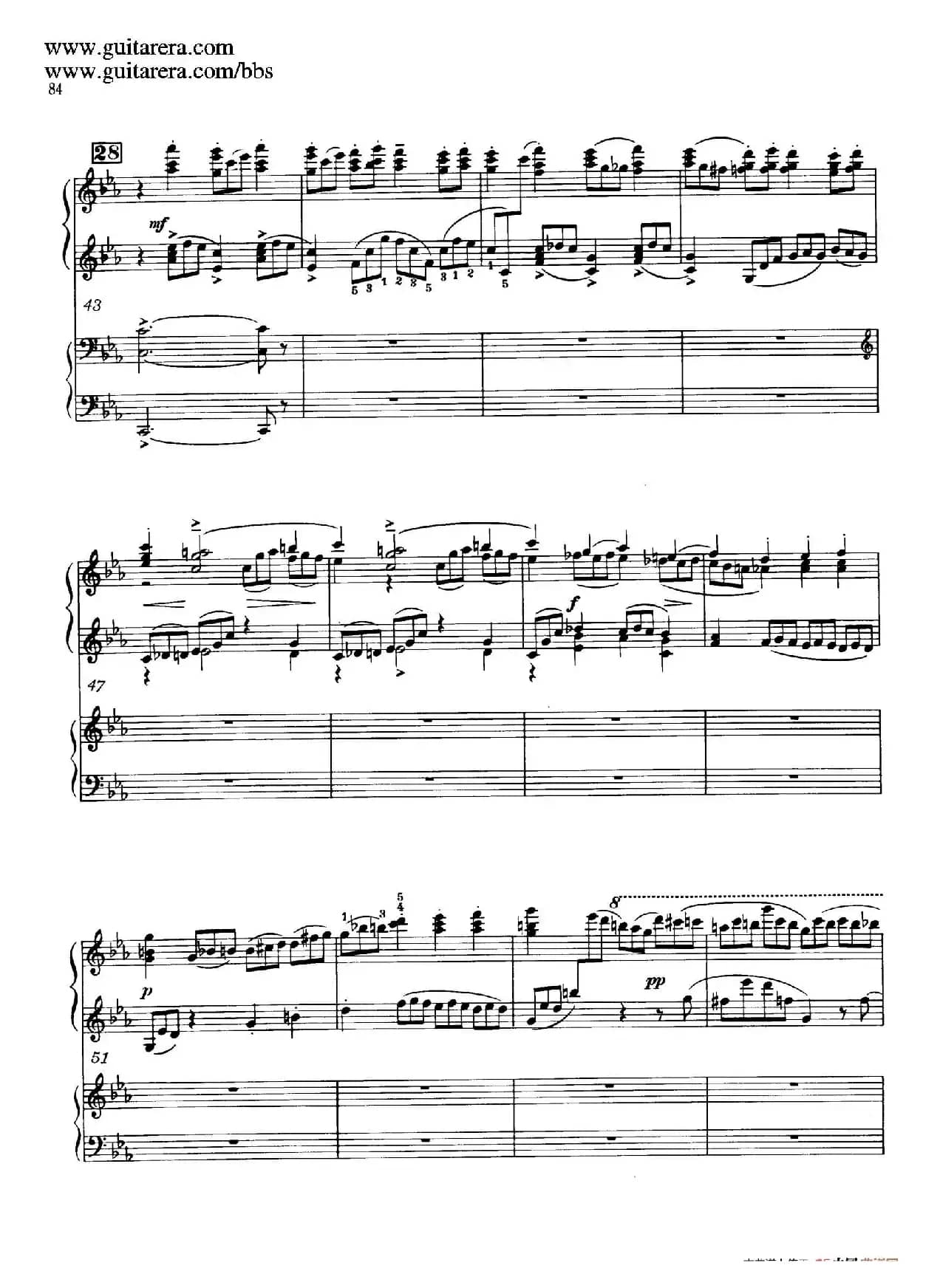 c小调第二钢琴协奏曲 Op.18(双钢琴·第三乐章)