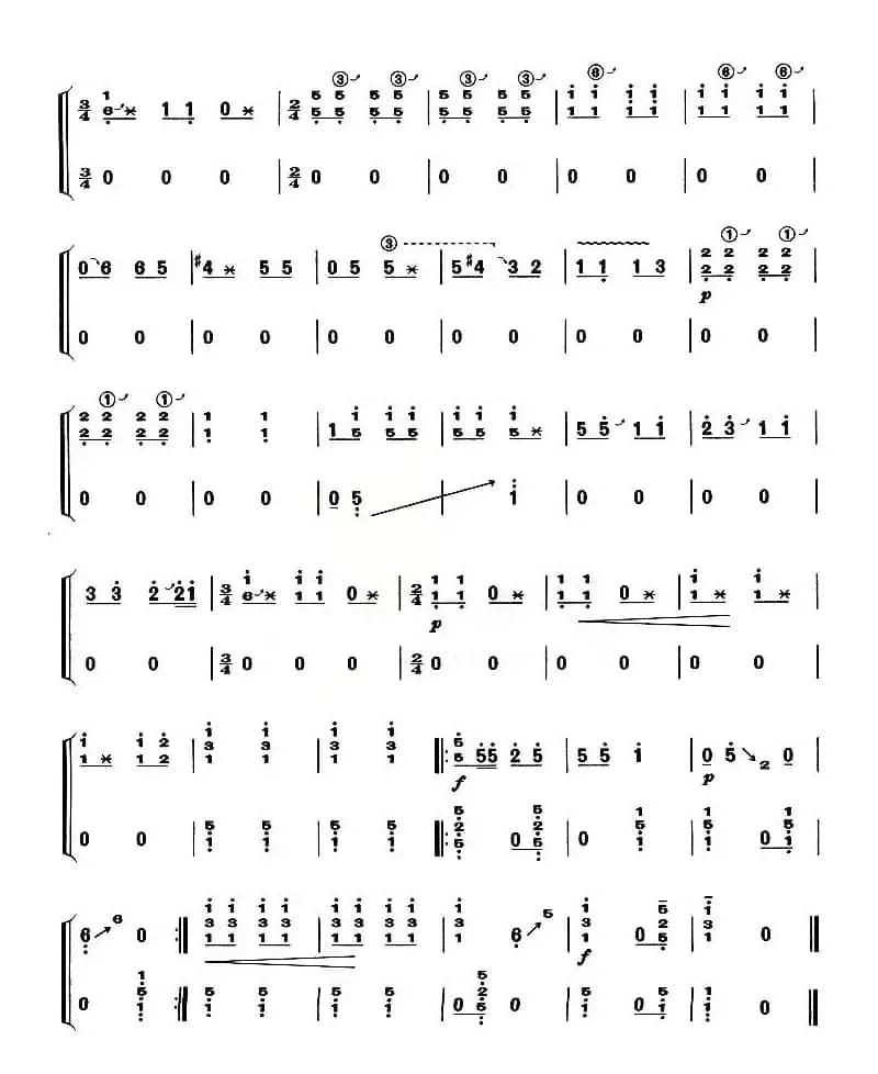 丰收锣鼓（【上海筝会】考级六级曲目）