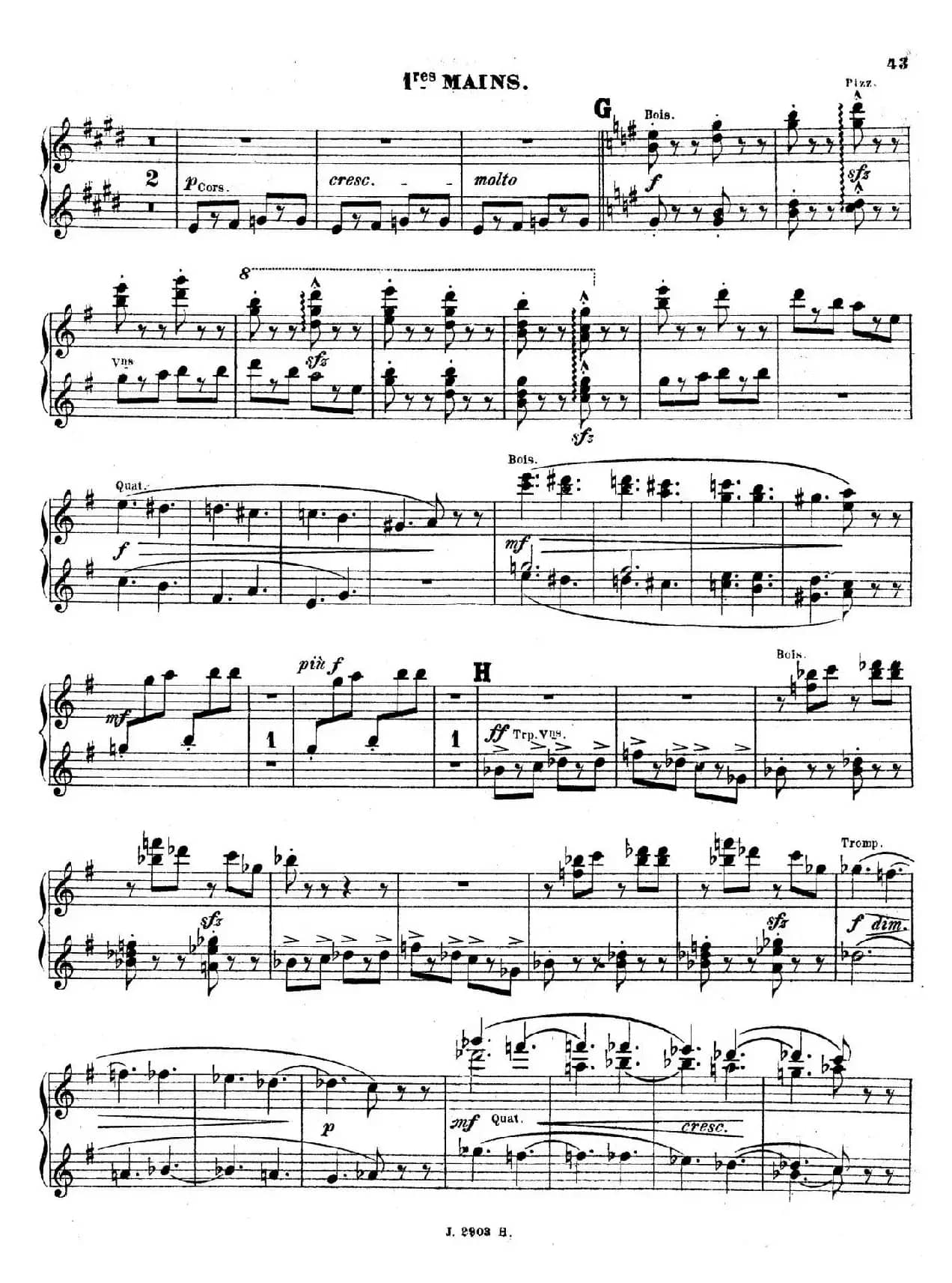 Symphony on a French Mountain Air Op.25（法国山歌交响曲·双钢琴·Ⅲ）