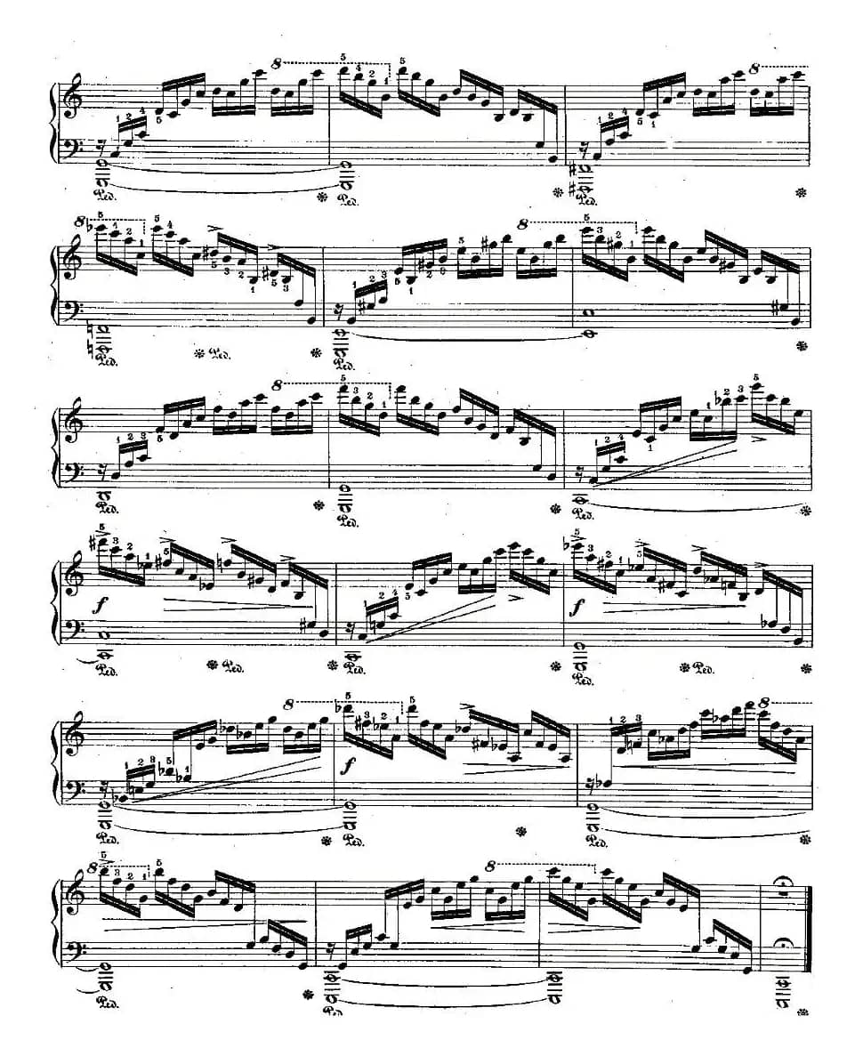 肖邦钢琴练习曲，Op.10之一