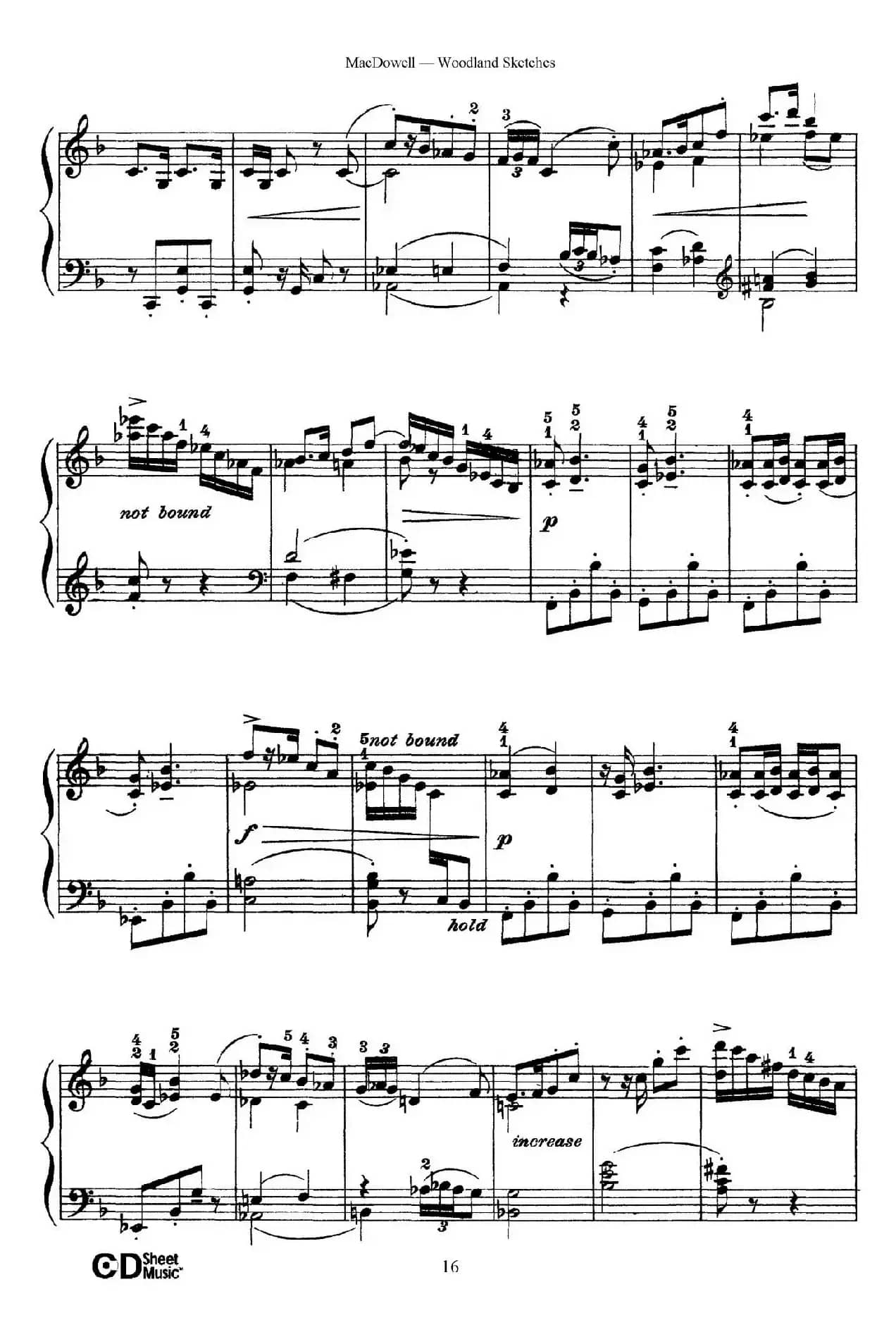 Woodland Sketches Op.51（森林素描·7）