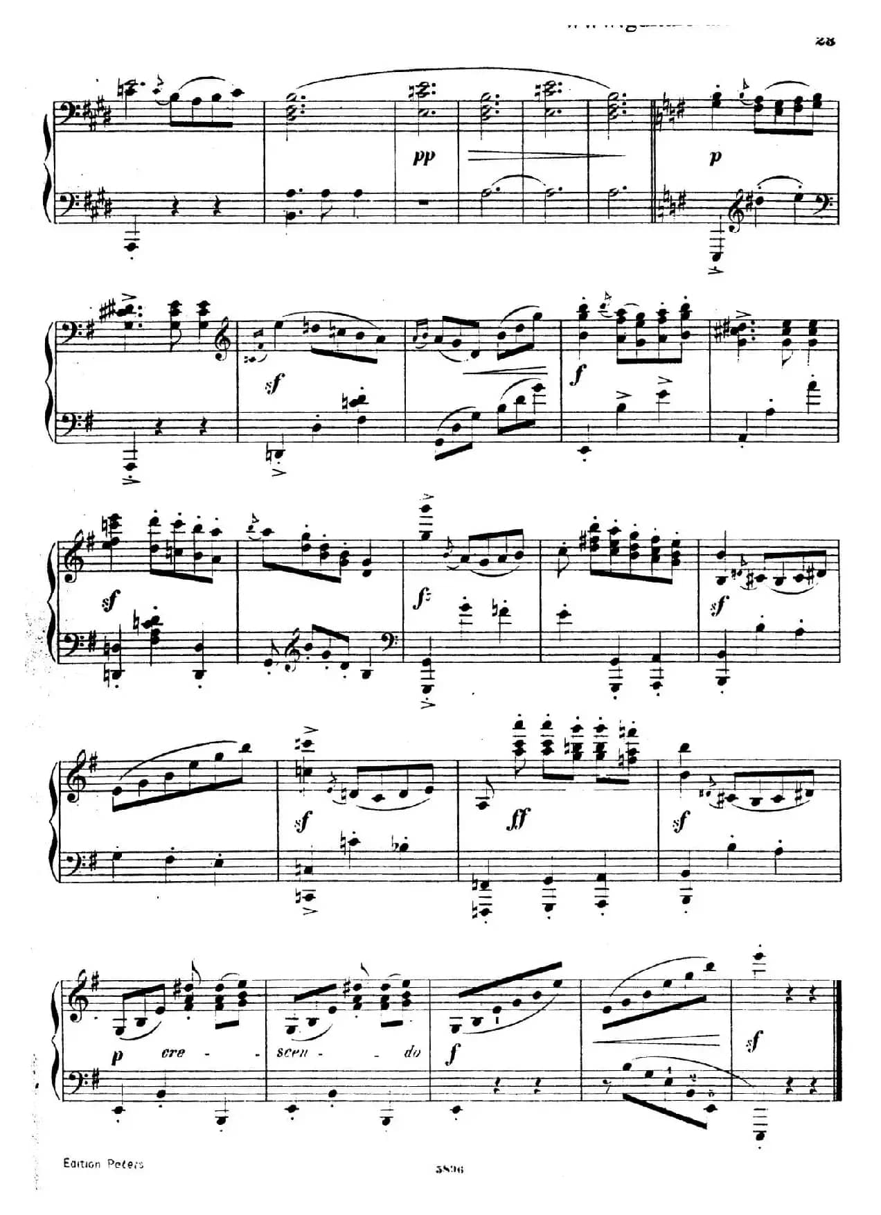 Waltzes Op.23（圆舞曲集·9、e小调）