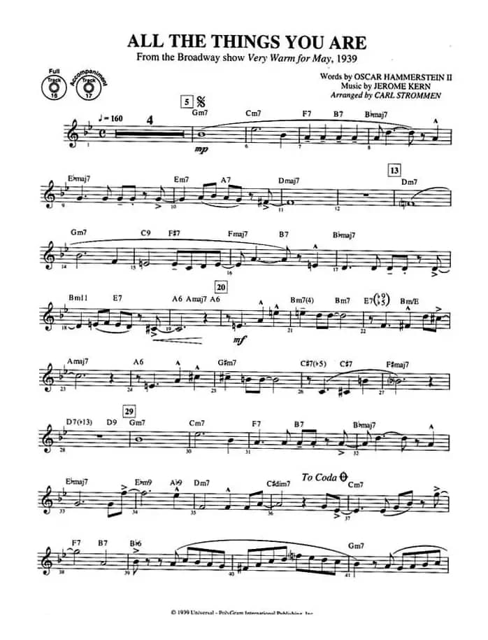 All The Things You Are