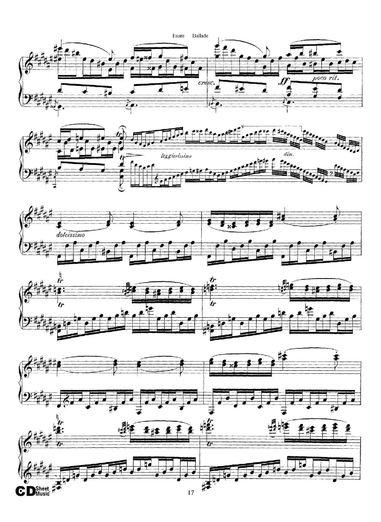 Ballade Op.19（叙事曲）