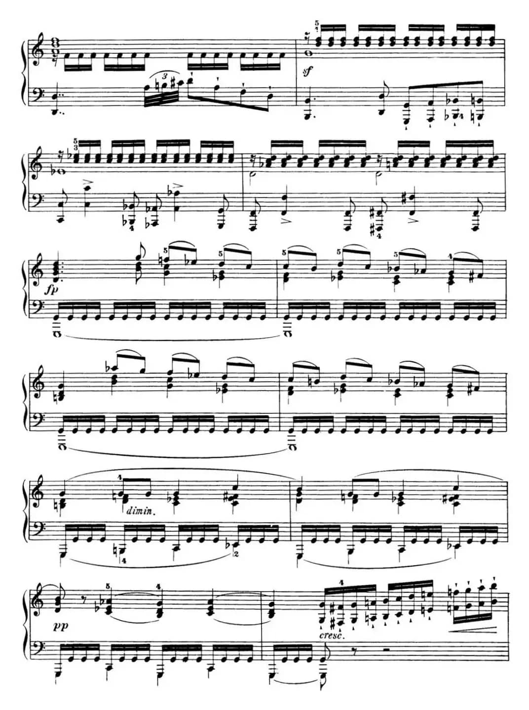 50首车尔尼Op.740钢琴手指灵巧技术练习曲（NO.32）