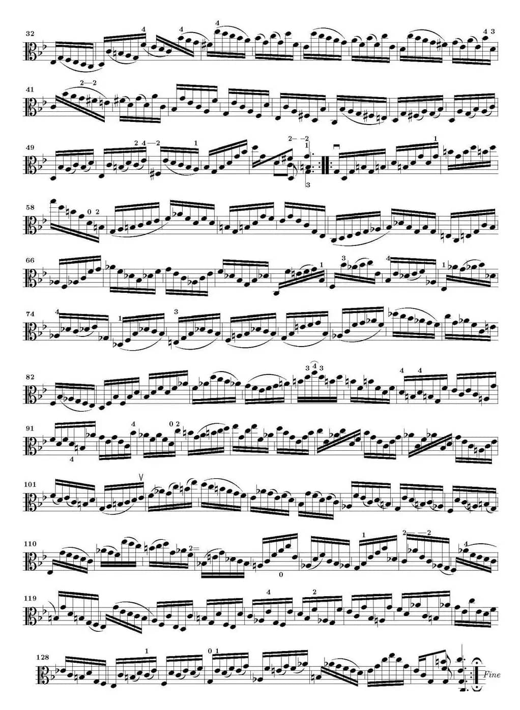 Bach Sonata BWV1001（无伴奏小提琴组曲）