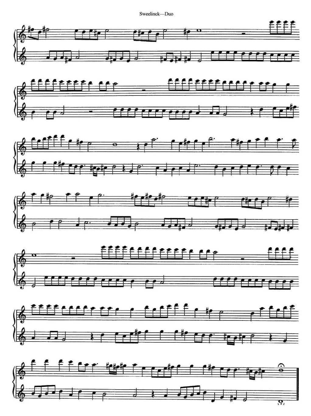 斯威利克长笛二重奏