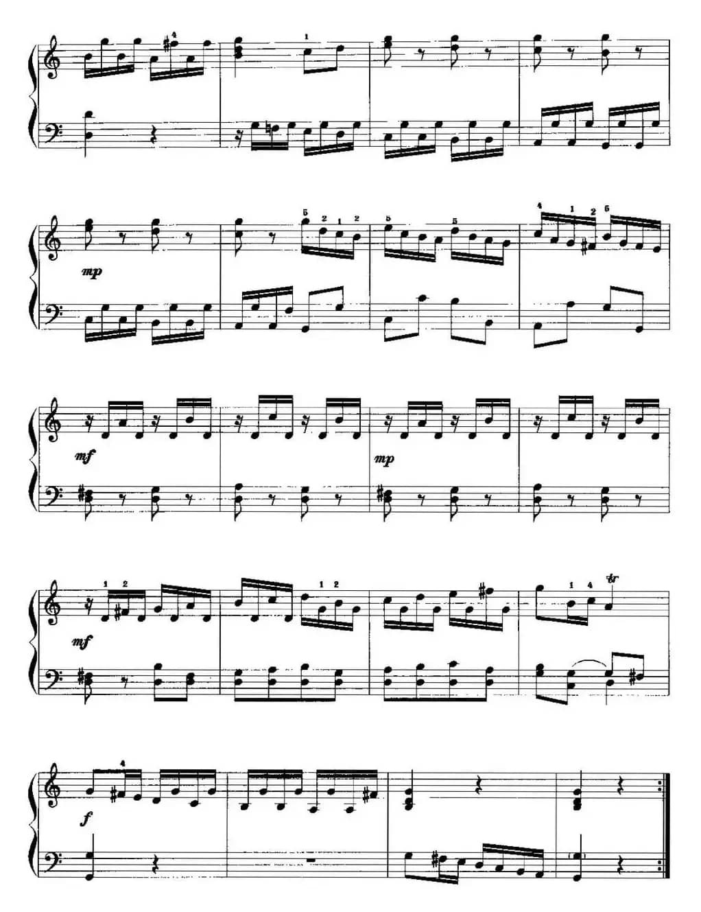 手风琴复调作品：奏鸣曲