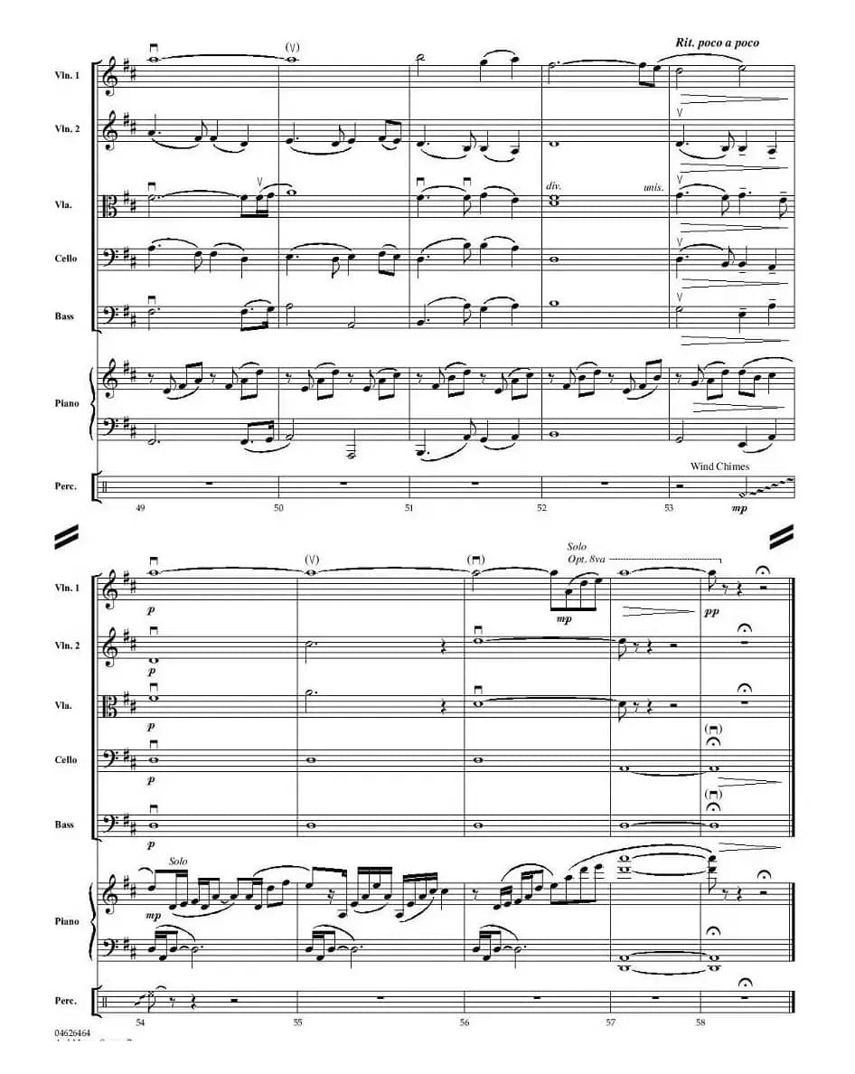 AULD LANG SYNE（友谊地久天长）（小型乐队谱）