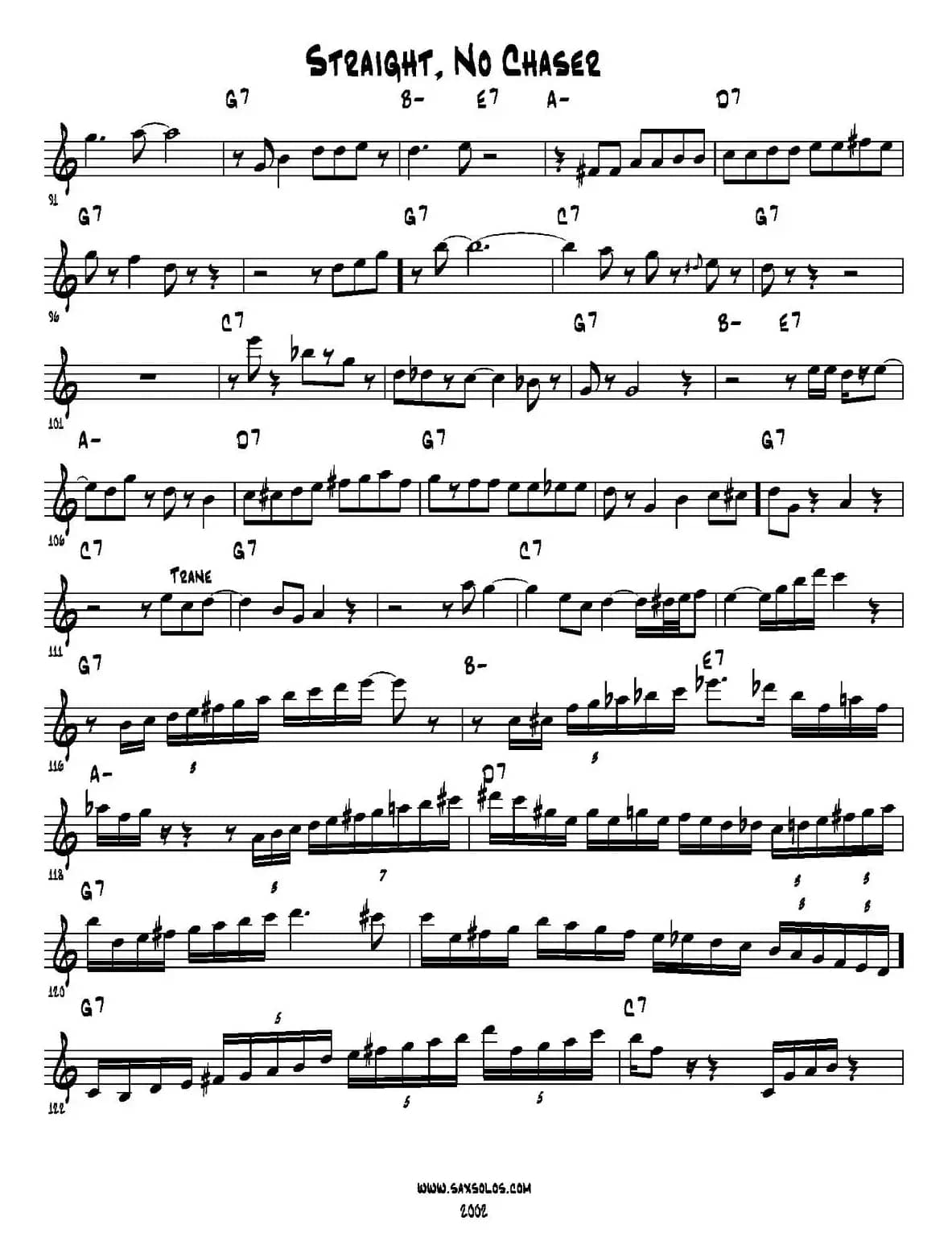 Straight，No Chaser