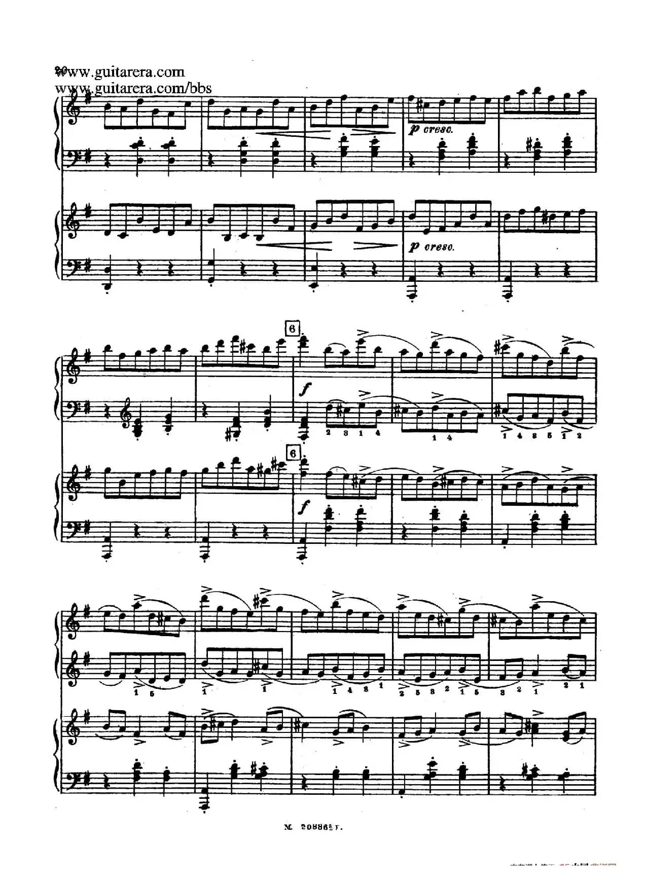 第二双钢琴组曲 Suite for Two Pianos No.2 Op.17（2. 圆舞曲 Valse）