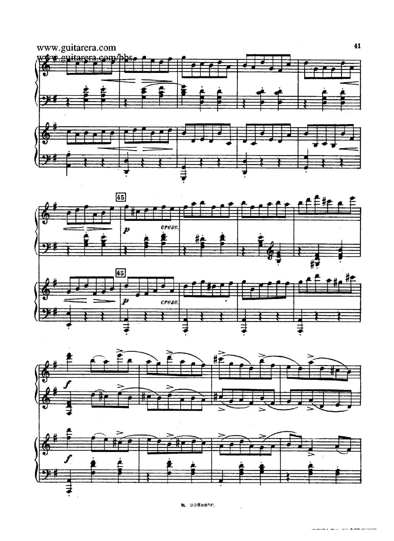 第二双钢琴组曲 Suite for Two Pianos No.2 Op.17（2. 圆舞曲 Valse）