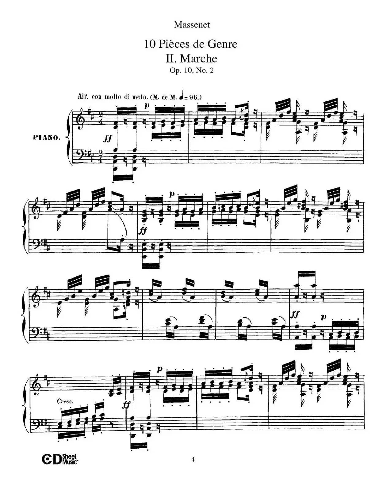 Dix Pièces de Genre Op.10(10首个性小品·Ⅱ)