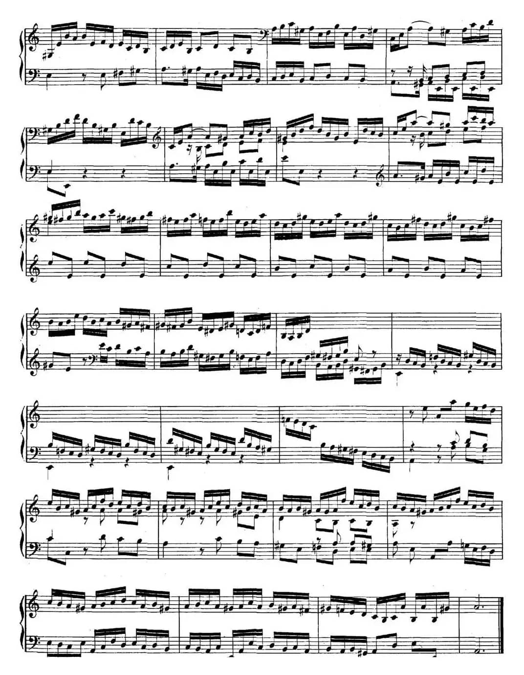 英国组曲No.2 巴赫 a小调  2nd Suite BWV 807