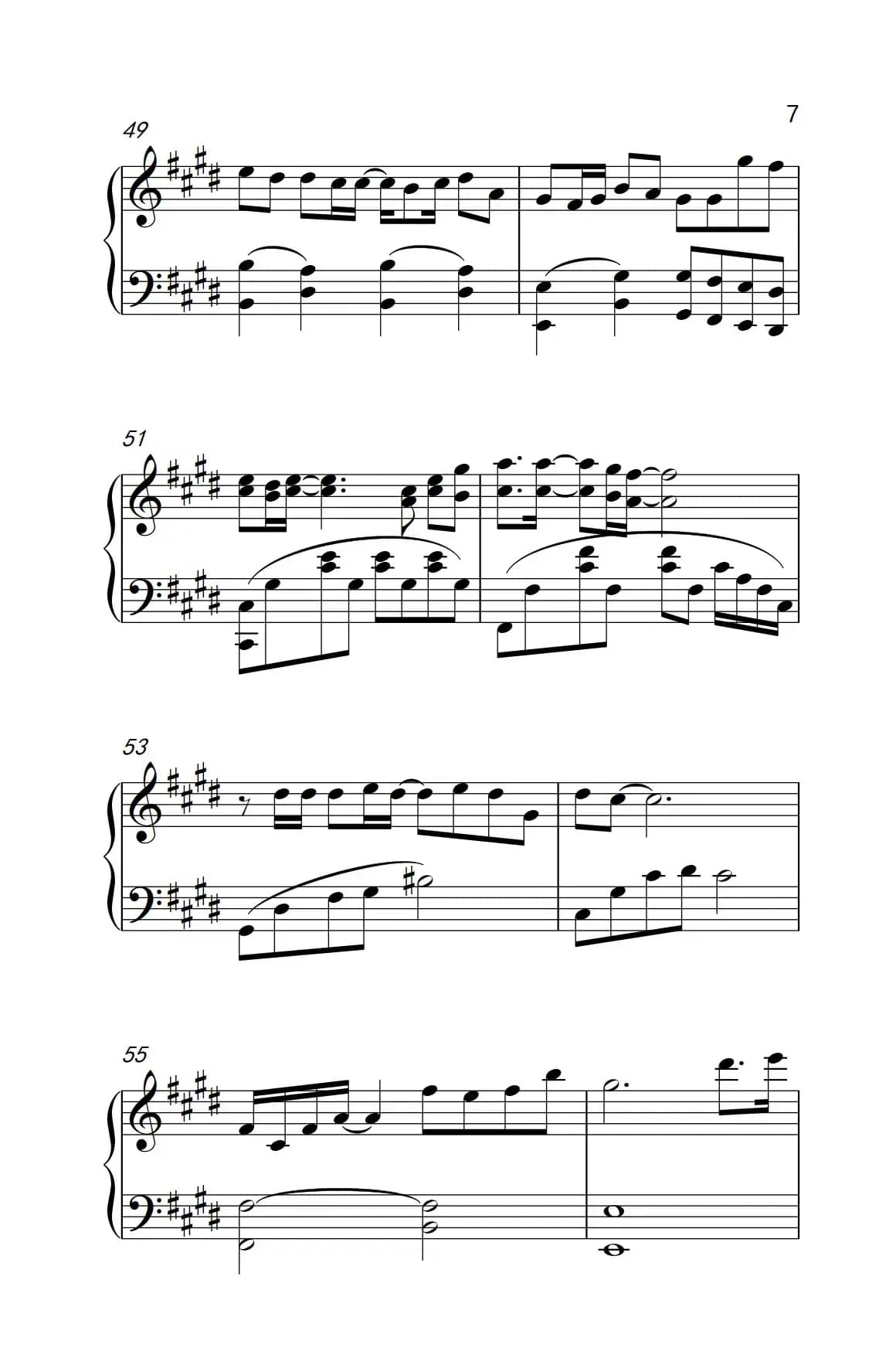 等不到的爱（《弹吧音教》制谱）