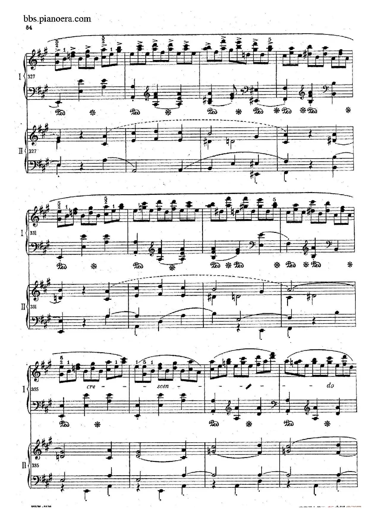 Grand Fantasy on Polish Airs Op.13（华丽的波兰民歌幻想曲·双钢琴版）