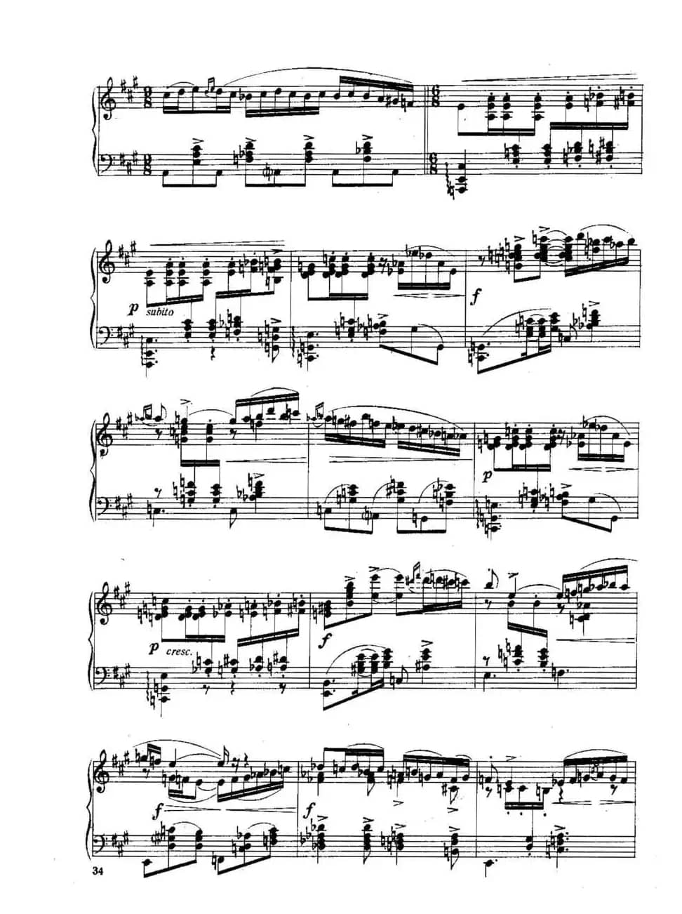 Six Préludes Exotiques Op·17（6首特色前奏曲·3）