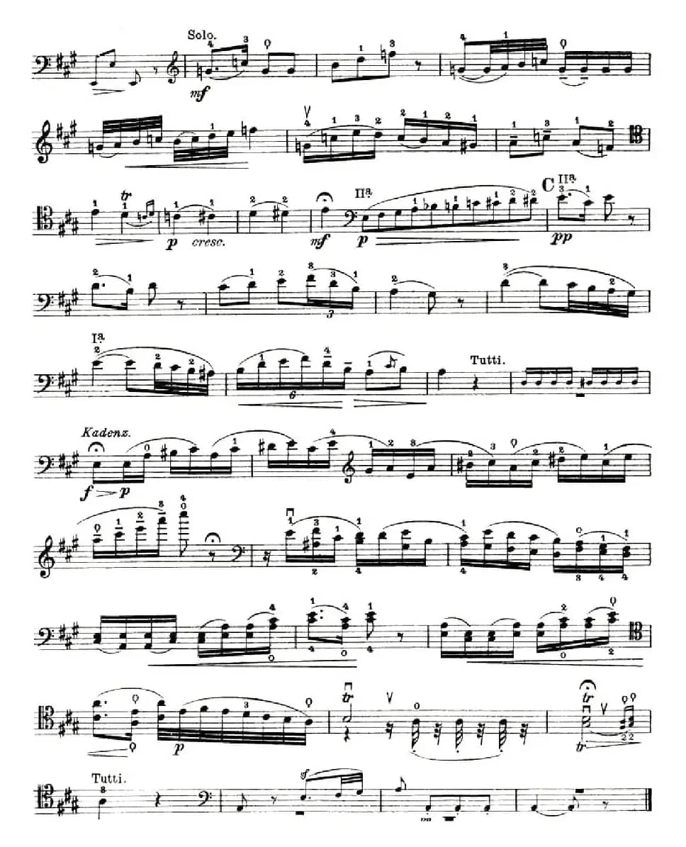 J. Haydn Concerto in D Major（海顿D大调大提琴协奏曲 [大提琴谱]）