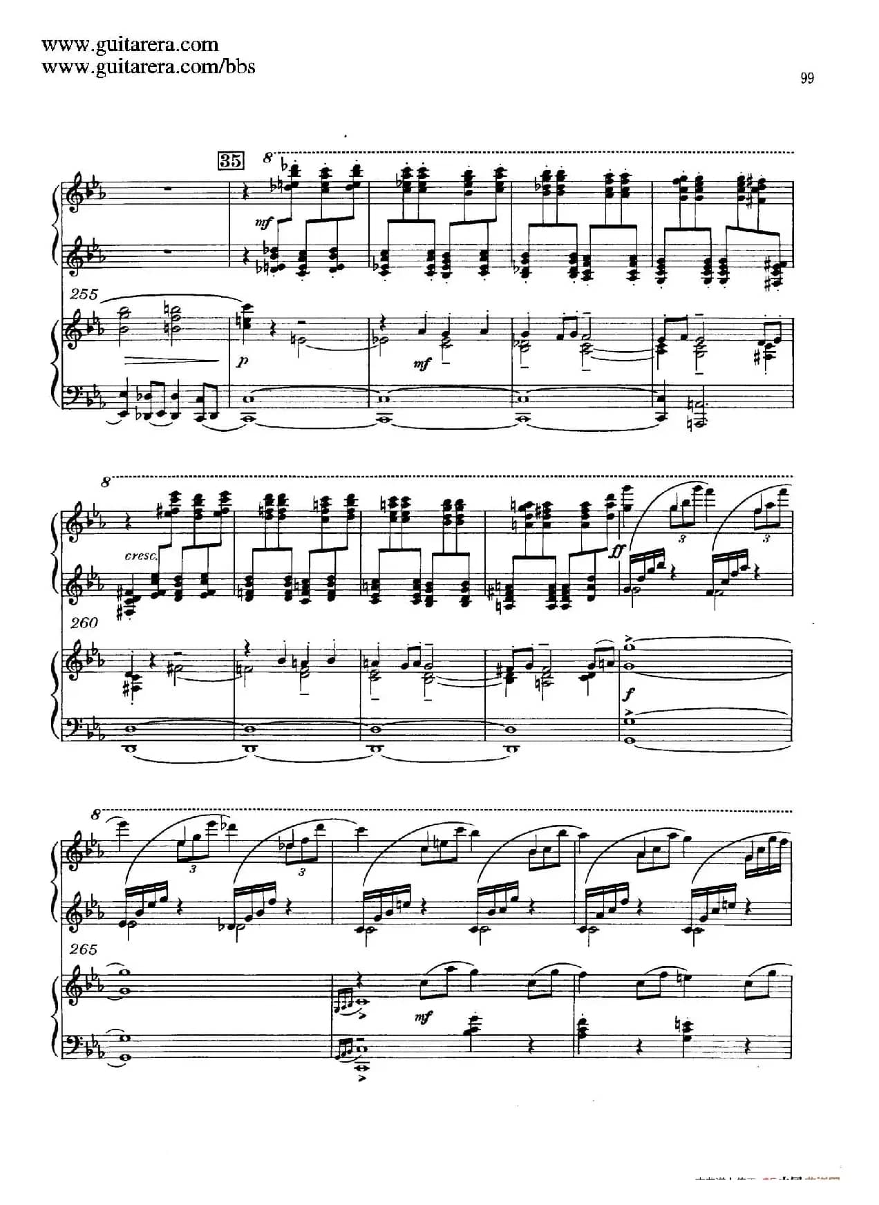 c小调第二钢琴协奏曲 Op.18(双钢琴·第三乐章)