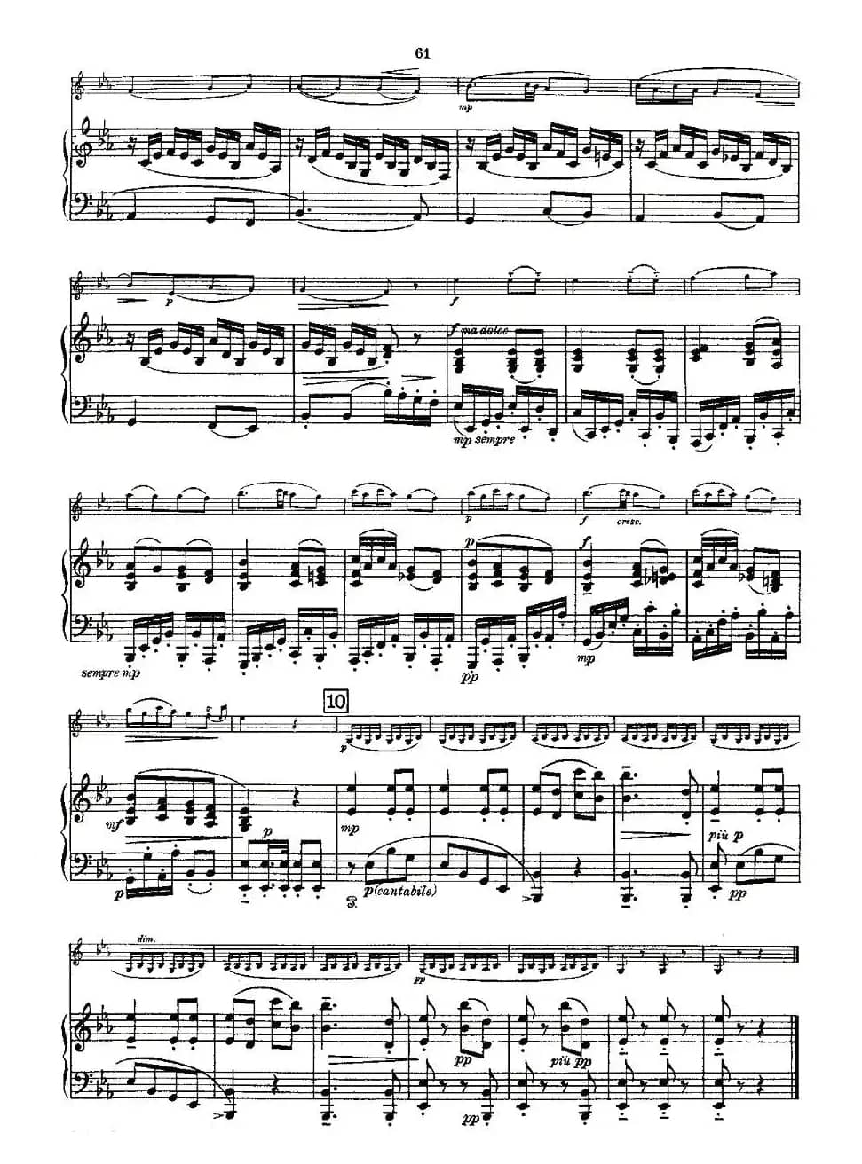 Mozart - Violin Sonata No.5, KV. 302（第五小提琴奏鸣曲）