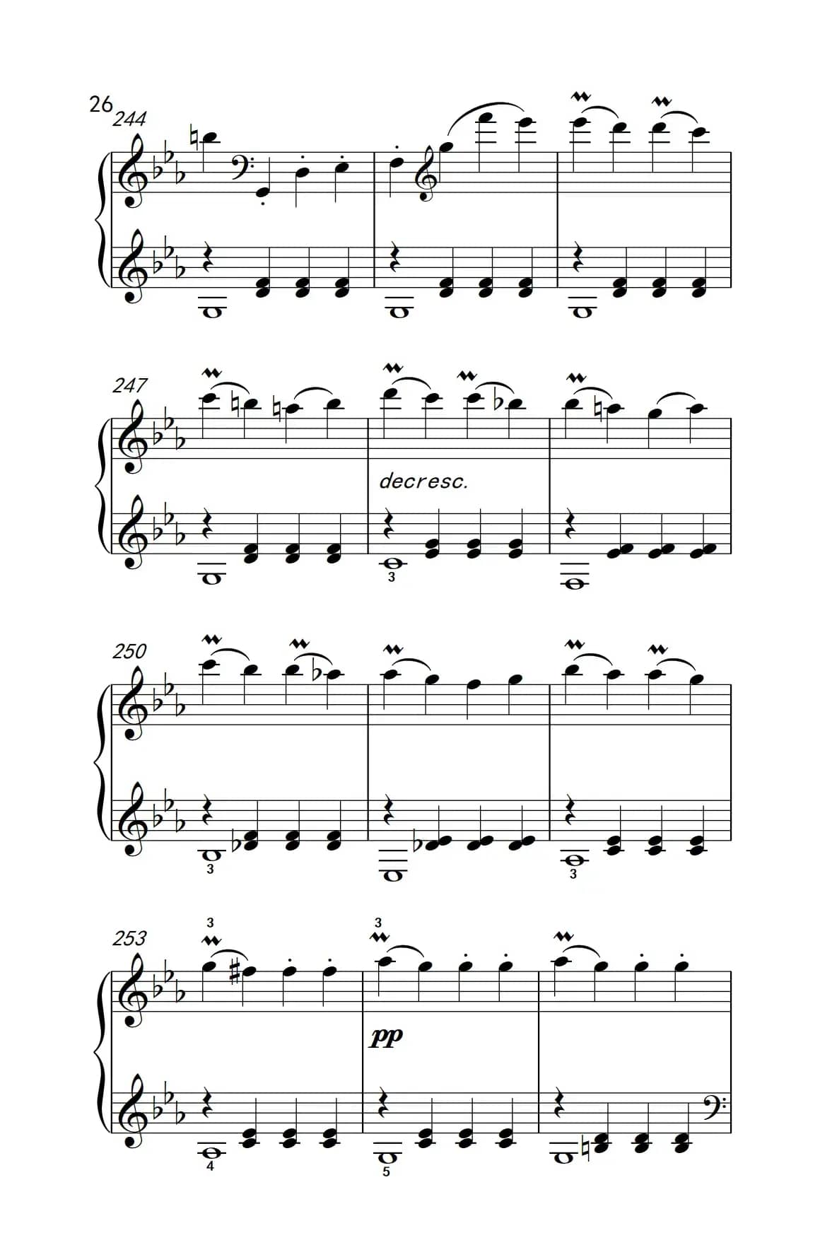 第八钢琴奏鸣曲（悲怆） 极慢的慢板序奏转辉煌的快板