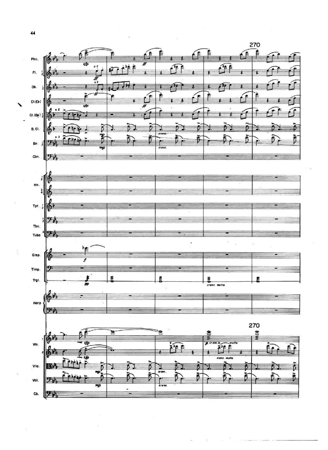 OVERTURE TO CANDIDE（《坎迪德》序曲）（交响乐总谱）