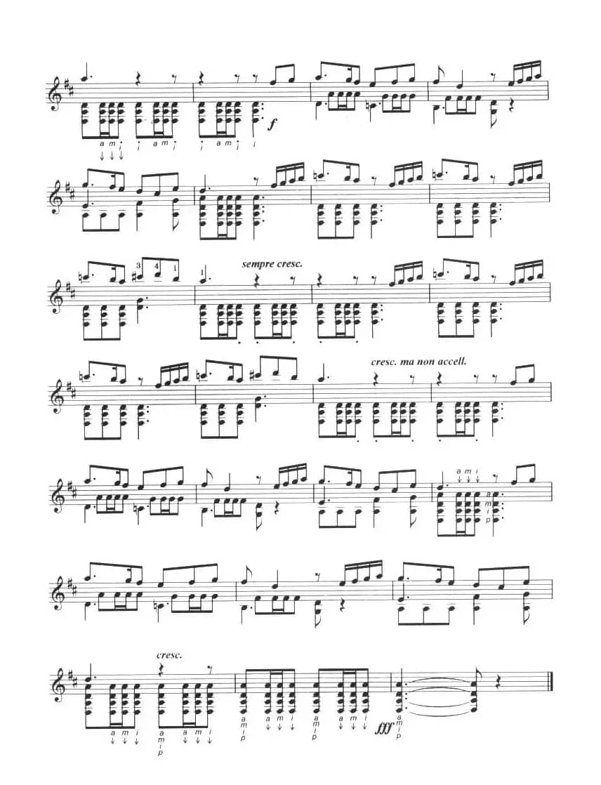 古典吉他考级九级外国乐曲A组（1、舞曲）