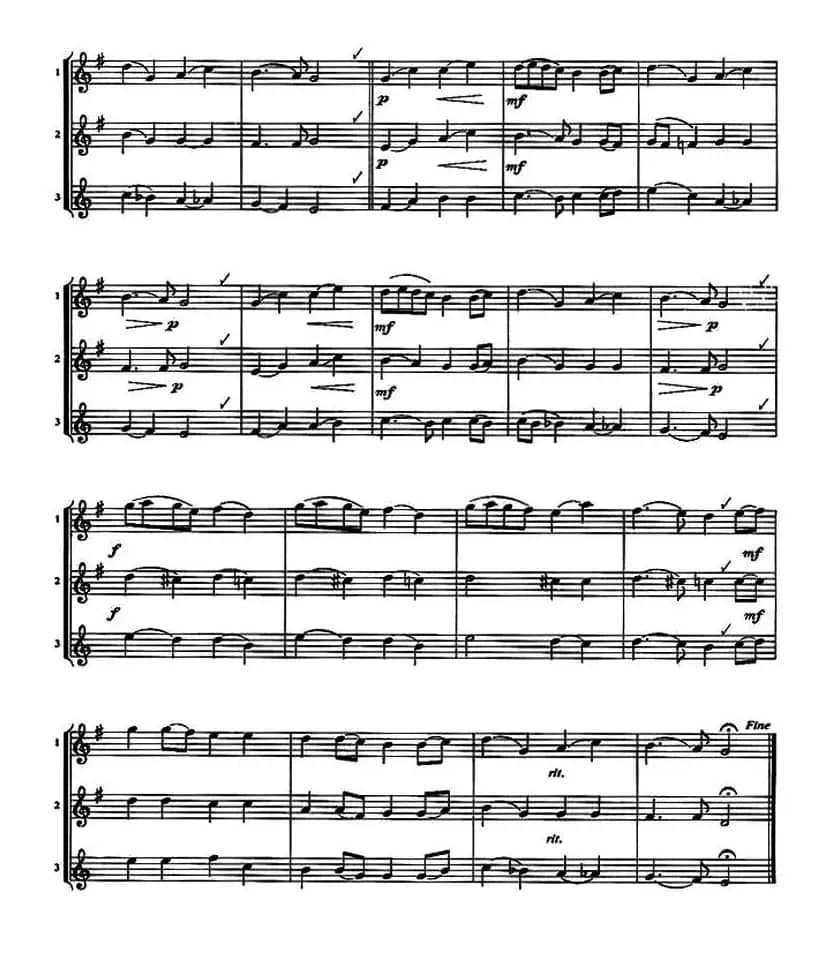 Coumtry Garden（三重奏）