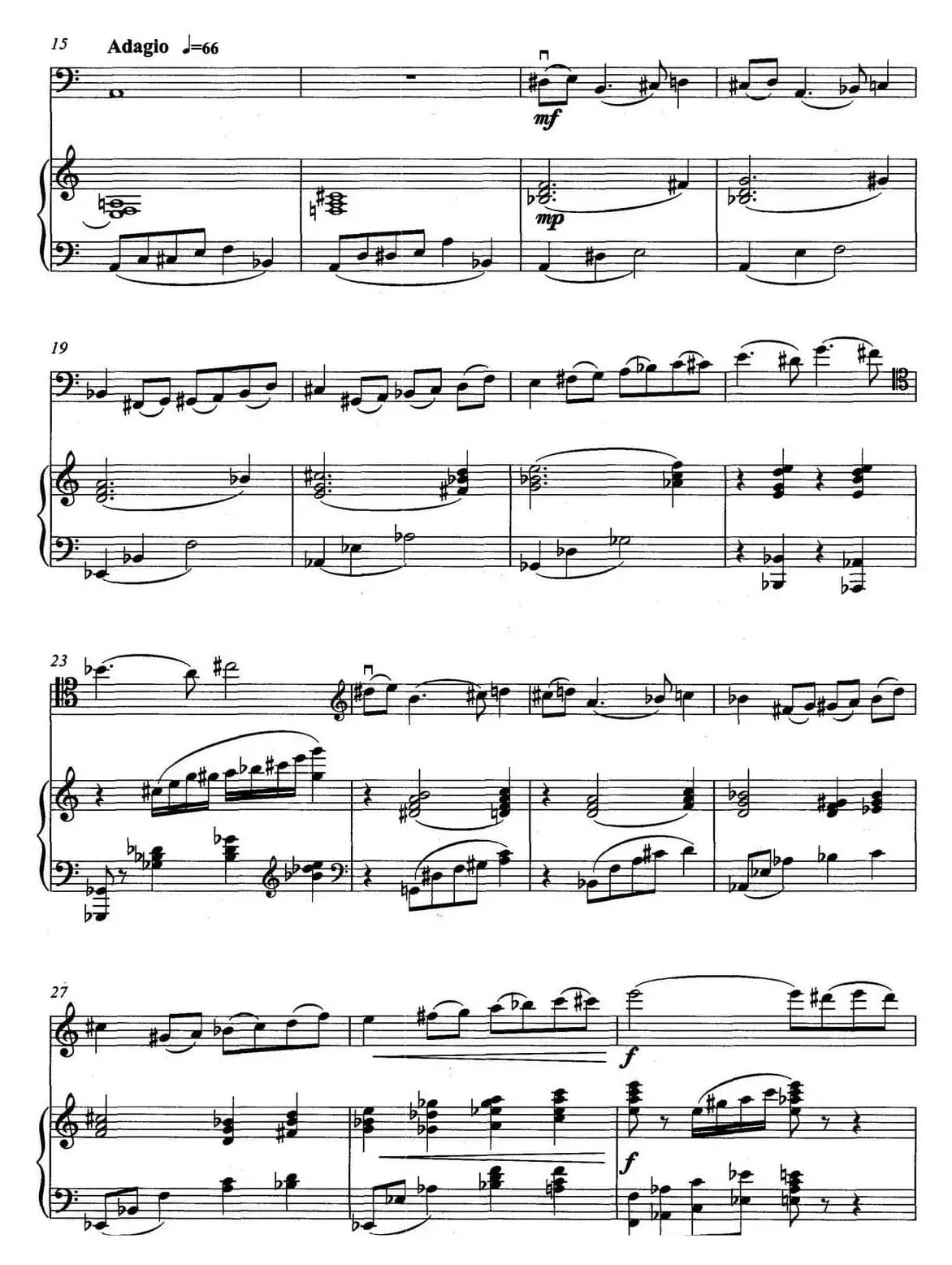 随想曲（低音提琴+钢琴伴奏）