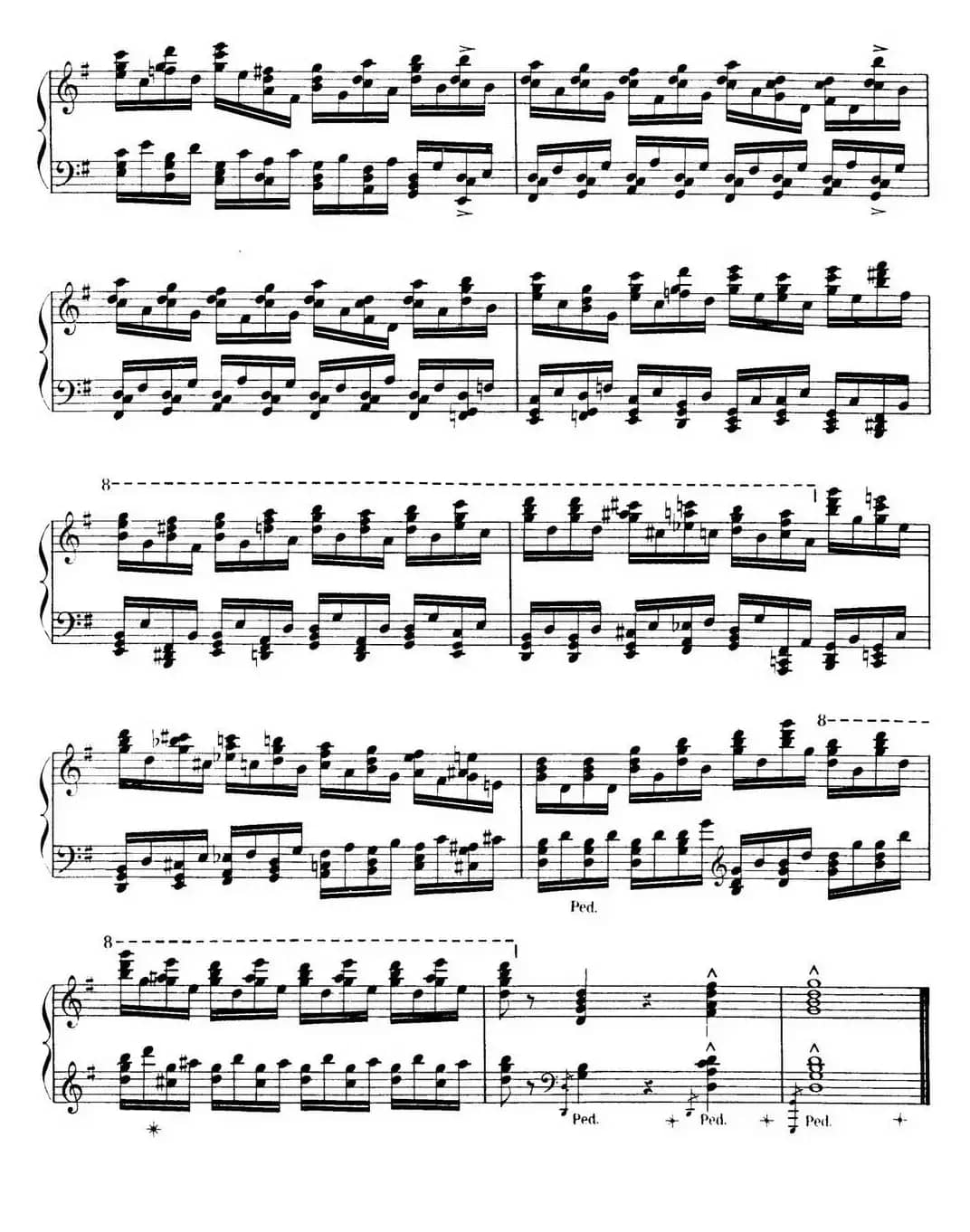15 Etudes de Virtuosité Op.72 No.3 （十五首钢琴练习曲之三）