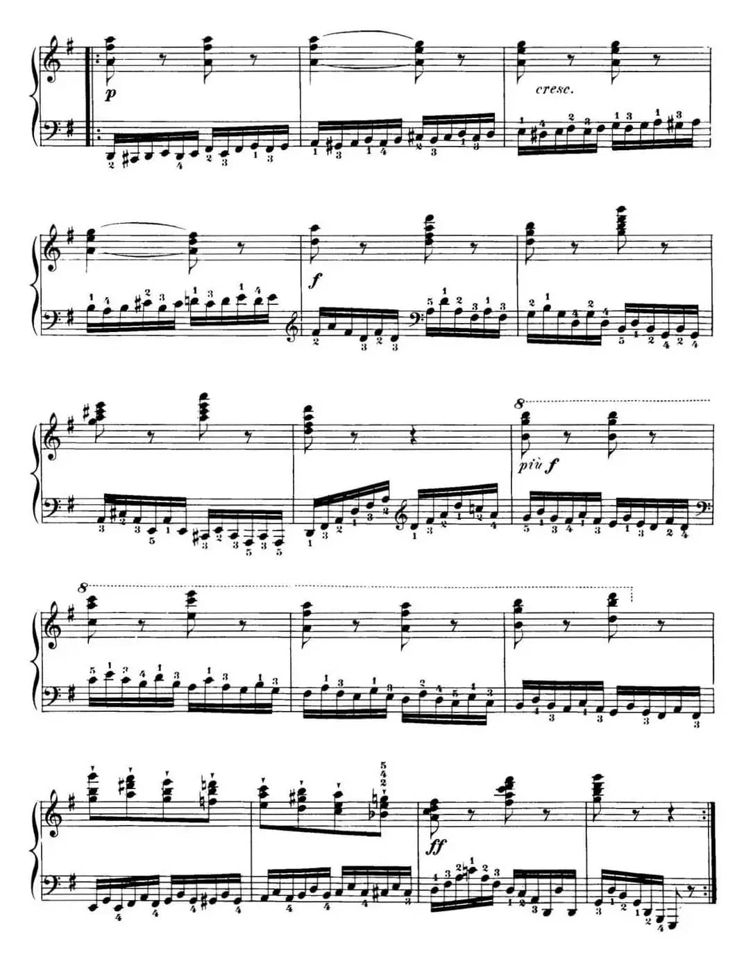 40首车尔尼Op.299钢琴快速练习曲（NO.18）