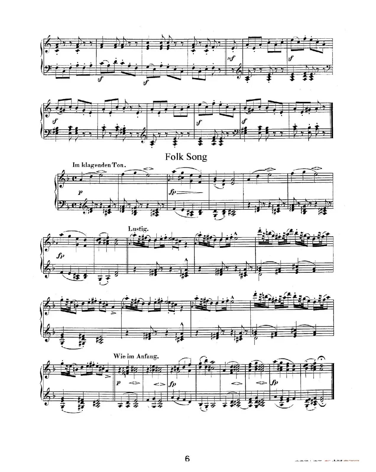 Album für die Jugend Op.68（儿童钢琴曲集）