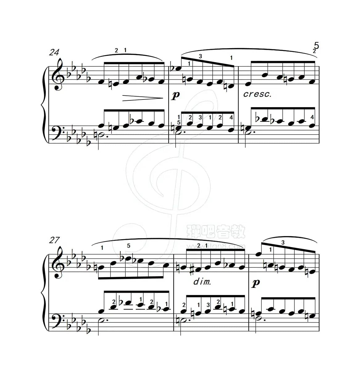 练习曲 44（克拉莫钢琴练习曲60首）