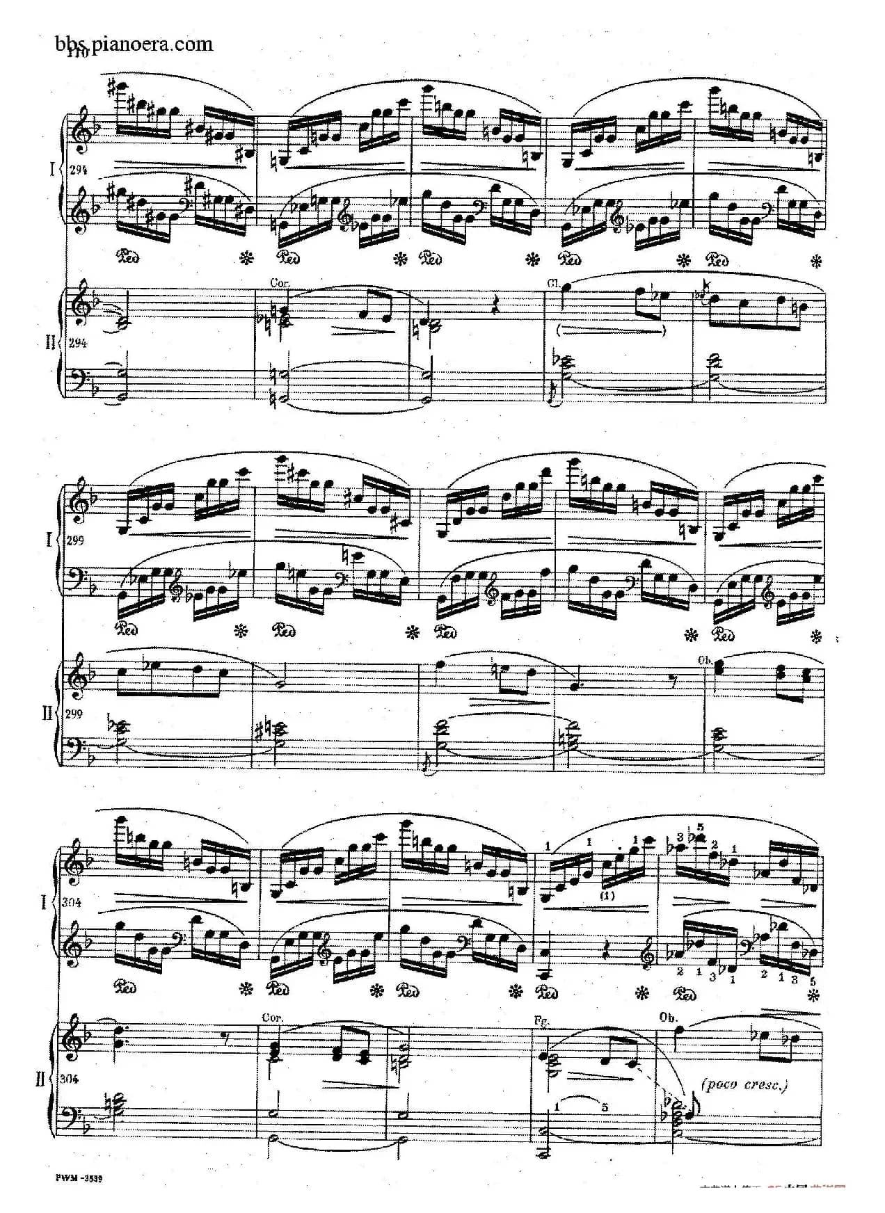 Krakowiak Grand Rondo de Concert Op.14(克拉科维克音乐会用大回旋曲·双钢琴版)