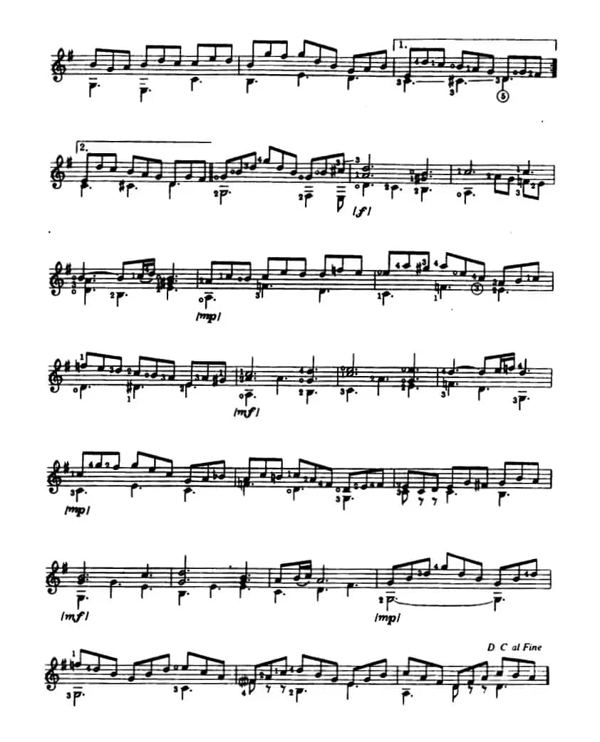 众望吾主（古典吉它）